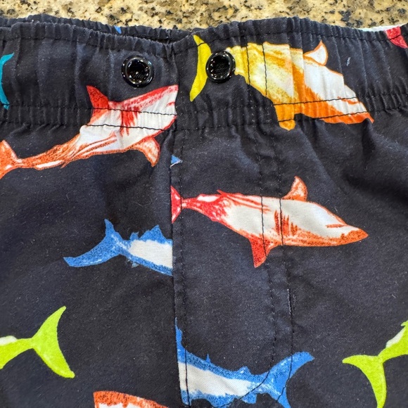 Wonder‎ Nation Boys Shark Swim trunks Size Small - Picture 2 of 5